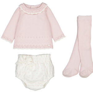 Conjunto 3 pzas. baby niña