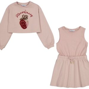 Vestido 2 pzas niña infantil.