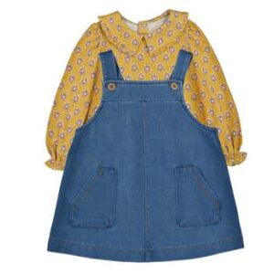 Vestido peto baby niña.